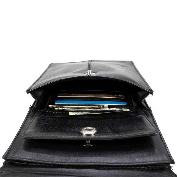 Genuine Leather Carry Handbag Shoulder Cross Body Bag - Picture 4 of 11